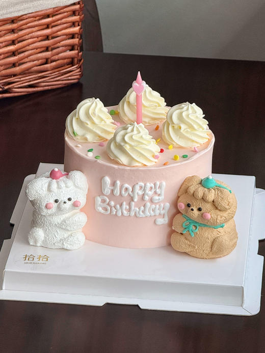 「乖萌~抱抱熊」蛋白糖可爱熊·纪念日·100%动物奶油（附图5寸·提前3小时预订） 商品图5