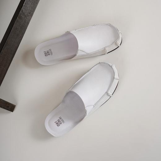 [新品上市】西村名物2025年夏季新款舒适平底真皮穆勒拖半拖鞋X25AH15831 商品图7