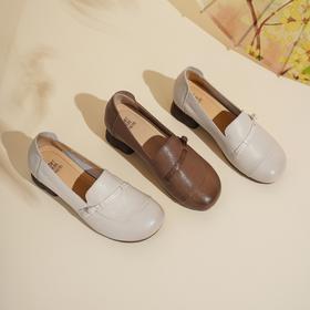 【新款上市】西村名物2025年春季新款舒适中跟浅口单鞋X25AE16341