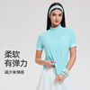 【上新】科里芙半高领显瘦高尔夫短袖凉感透气运动休闲跑步T恤女子 商品缩略图4