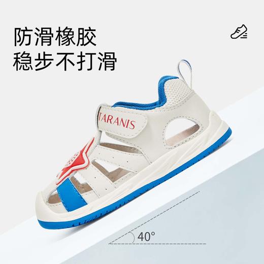 泰兰尼斯夏季婴童段可爱五角星透气凉鞋T07T4B3825 商品图3