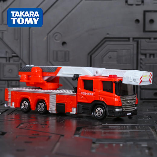 多美卡 长款仿真车#145 145号长款名古屋云梯消防车【无批次】 商品图1