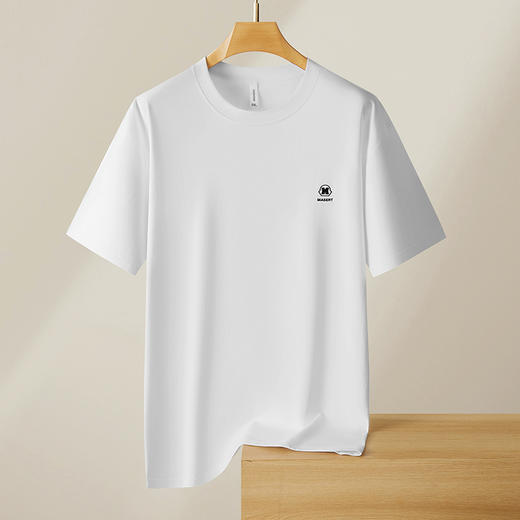 【精梳棉】【DX】大依优型大码短袖T恤圆领时尚潮流宽松潮牌加肥加大上衣男士半袖打底 商品图4