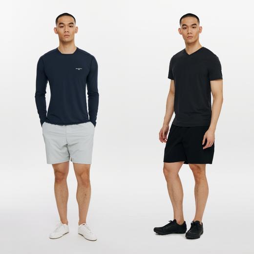 oneup运动拼接短裤 商品图5