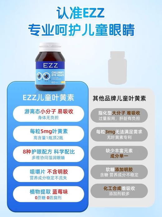 EZZ  护眼叶黄素 60粒/瓶 商品图4
