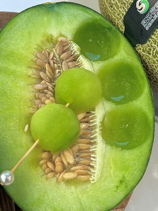 椰海蜜瓜 哈密瓜 绿肉也可以脆甜的哈蜜瓜 商品图4