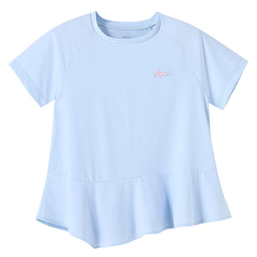 女童圆领短袖针织衫夏季新款安奈儿童装EG521135 商品图6