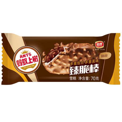 顶喜 蚂蚁上树 妙脆棒 巧克力冰淇淋雪糕 70g(新旧包装随机)冰糕批发 商品图0