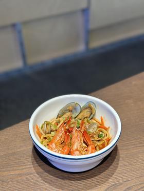 韩式经典海鲜炒码面【鞍山首发汤面】