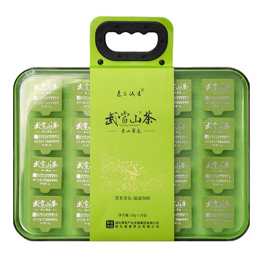 2026年新茶诚者茶业青山翠毫绿盒礼盒装 （10g*20盒）200g/提 商品图0