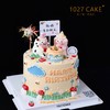 1027CAKE | 立体奶油霜小动物  猪猪 小牛 商品缩略图1