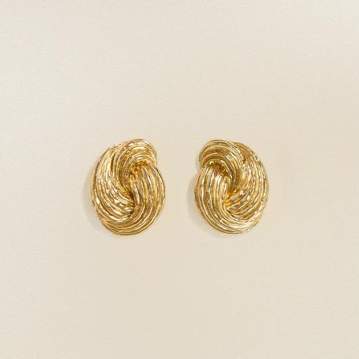 在途4周到｜Agapee-Claudia-金色 镀金 耳环［法国设计师］ 商品图1