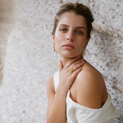 在途4周到｜Agapee-Ondea-波浪 双层 戒指［法国设计师］ 商品图3