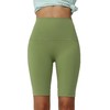 跃牌（呗咪纷纷系列）大码高腰收腹提臀高弹薄款运动瑜伽裤骑行打底五分裤WFK3007 商品缩略图4