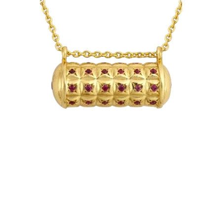 订购10周到｜Dorothee sausset-FORTUNE-石榴石 吊坠 项链［法国设计师］ 商品图0