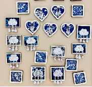 【黔南好物】吾土吾生 蓝染银饰冰箱贴 【厂家直发】