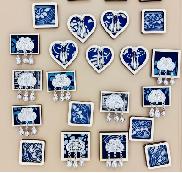 【黔南好物】吾土吾生 蓝染银饰冰箱贴 【厂家直发】 商品图0