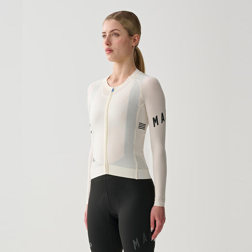 MAAP 女士 Aeon LS Jersey 粉笔白 长袖骑行服 商品图0