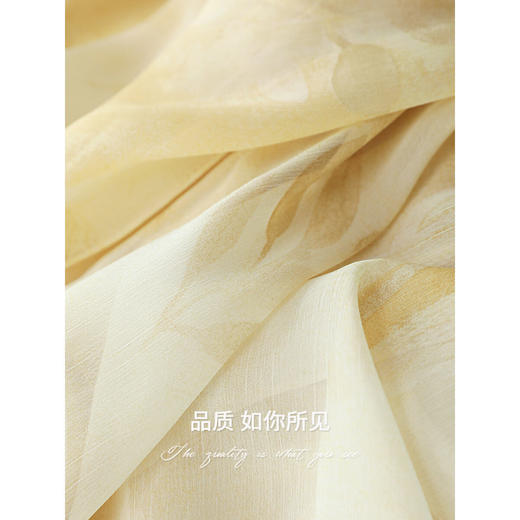 COCOBELLA温柔风不规则大摆半身裙度假风印花仙女半裙HS3120 商品图3