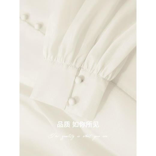 COCOBELLA新中式灯笼袖遮阳短外套国风衬衫空调衫SC3080-4 商品图3