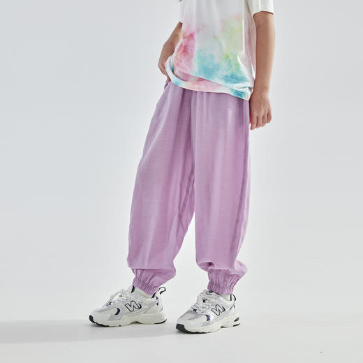 cicochild 25年夏季新款女童天丝防蚊裤中大亲子款轻薄运动裤 商品图2