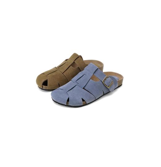 西村名物2025年夏季新款舒适厚底百搭镂空时尚后空鞋X25AH15841 商品图0