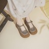 西村名物2025年春季新款舒适厚底百搭中式风玛丽珍单鞋X25AH16031 商品缩略图4