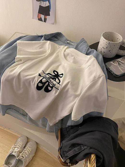 爆款T恤热卖中！！【Dingdangkeke  纯棉印花短袖】M-3XL，80-140斤可穿，10款可选，纯棉面料，柔软透气舒适百搭。 商品图4