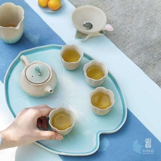 陆宝清荷雅境陶瓷茶具套装家用高档轻奢精致高颜值茶具礼盒装 商品图2