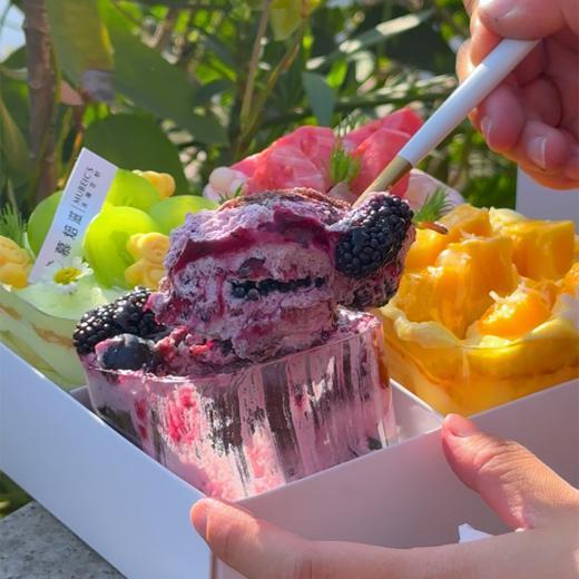 四拼盒子蛋糕（芭乐换草莓/桑葚换蓝莓） 商品图1