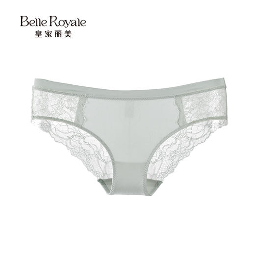 【45元5条，数量拍5】小码性感蕾丝轻薄款贴肤透气纯棉底裆女夏季中低腰三角底裤DKM1219K1677-K1 商品图1