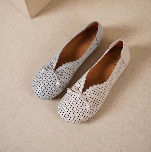 西村名物2025年春季新款舒适平底软底百搭中式风玛丽珍单鞋X25AH14551 商品图6