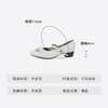 westory秋季新款纯色圆头低跟舒适优雅玛丽珍单鞋W24CE75001 商品缩略图7