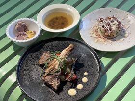 羊肉三菜一汤（拍照后剔骨）