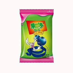 果然多CC水果卷浪漫蓝莓味13g/包软糖水果味卷纸糖趣味童年怀旧零食休闲小吃