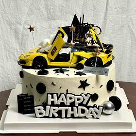 【梦中情车】男生兰博基尼生日蛋糕