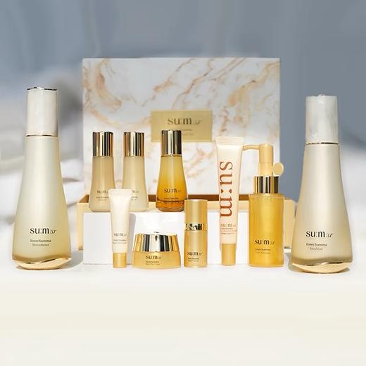韩国苏秘SUM37呼吸罗马皇室新款第二代鎏金水乳礼盒两件套水乳套装 商品图7