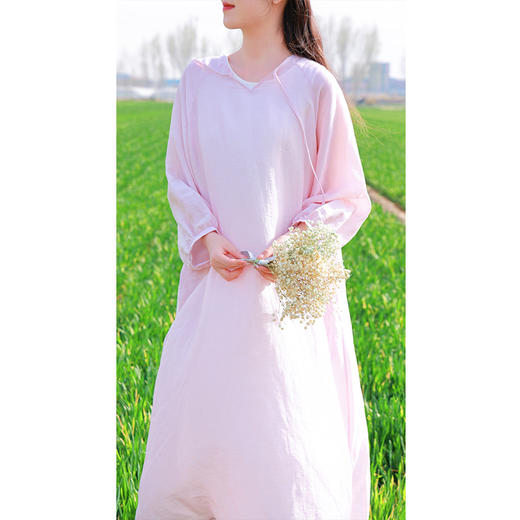 【抖音专属】新中式连衣裙（25707140香炉紫烟-设计师） 商品图4