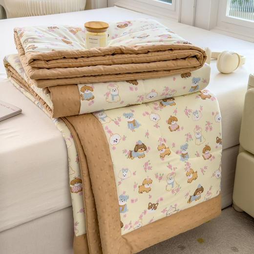 夏季【a类夏凉被水洗棉】豆豆空调夏被 儿童幼儿园学生宿舍单人夏被子  商品图11