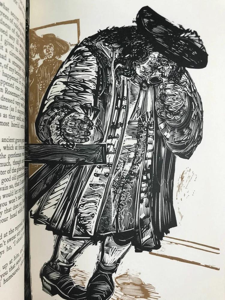 丹尼尔·笛福《杰克上校》 12幅木版画插图 精装32开带书匣