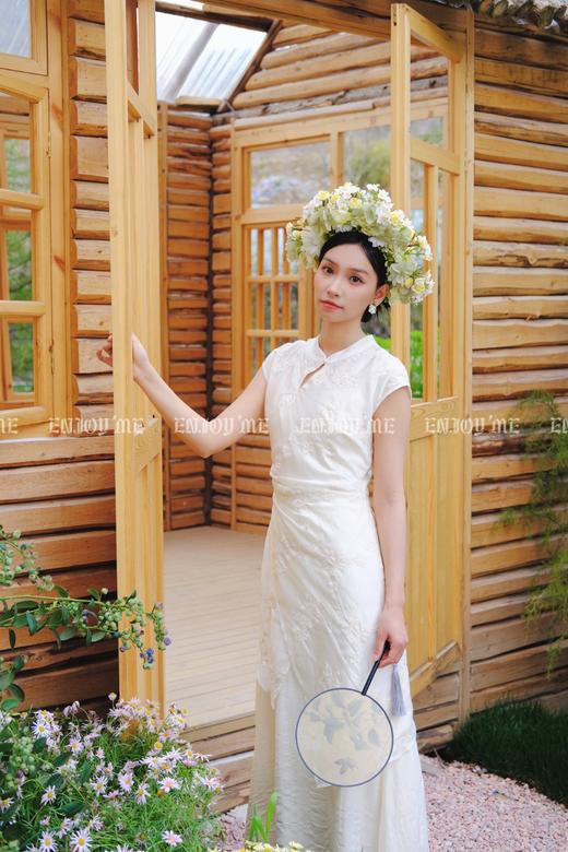 【门店同款】ENJOY夏季云敛-春光推盏蝶与刺绣裙 162201631 商品图2