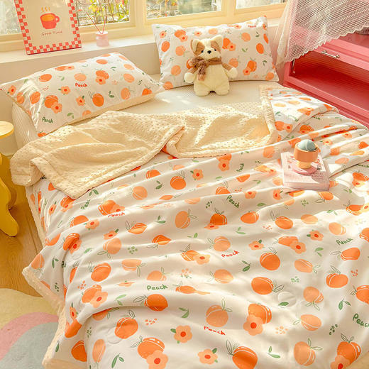 【A类豆豆被夏凉被】水洗棉夏被 薄款儿童被子被芯 夏天空调被可机洗  商品图1