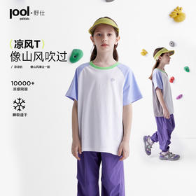 【凉风T】【咕噜日记】童装儿童凉感T恤夏季男童短袖女童户外透气上衣PXT2527