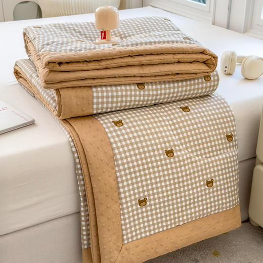 夏季【a类夏凉被水洗棉】豆豆空调夏被 儿童幼儿园学生宿舍单人夏被子  商品图9