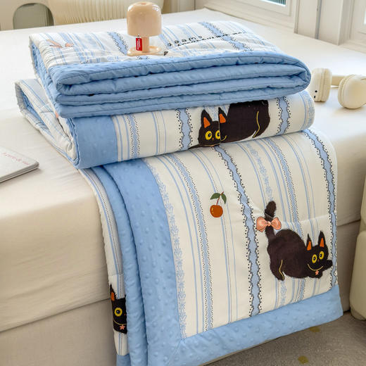 夏季【a类夏凉被水洗棉】豆豆空调夏被 儿童幼儿园学生宿舍单人夏被子  商品图8