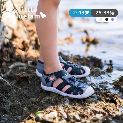 TY-小蓝羊25夏季新款儿童海边踩水男女童包头防踢凉鞋沙滩防滑溯溪鞋-魔术贴溯溪鞋 商品图5