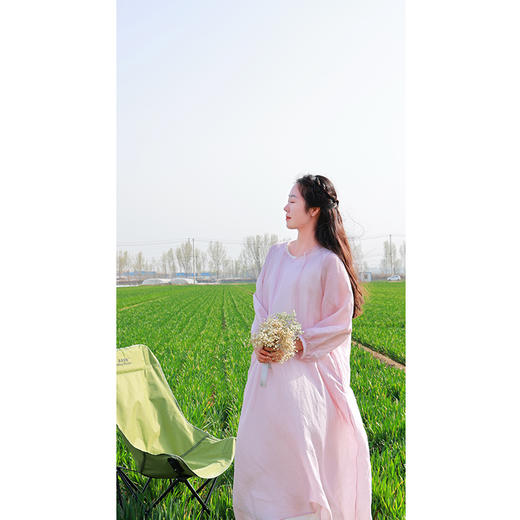 【抖音专属】新中式连衣裙（25707140香炉紫烟-设计师） 商品图3