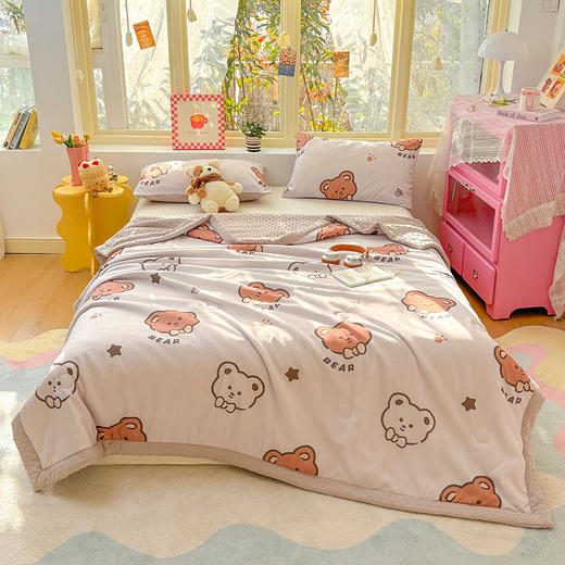 【A类豆豆被夏凉被】水洗棉夏被 薄款儿童被子被芯 夏天空调被可机洗  商品图9