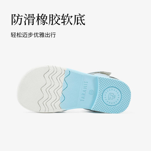 泰兰尼斯夏季小童段时尚闪钻蝴蝶结公主鞋凉鞋T17X3B2738 商品图3