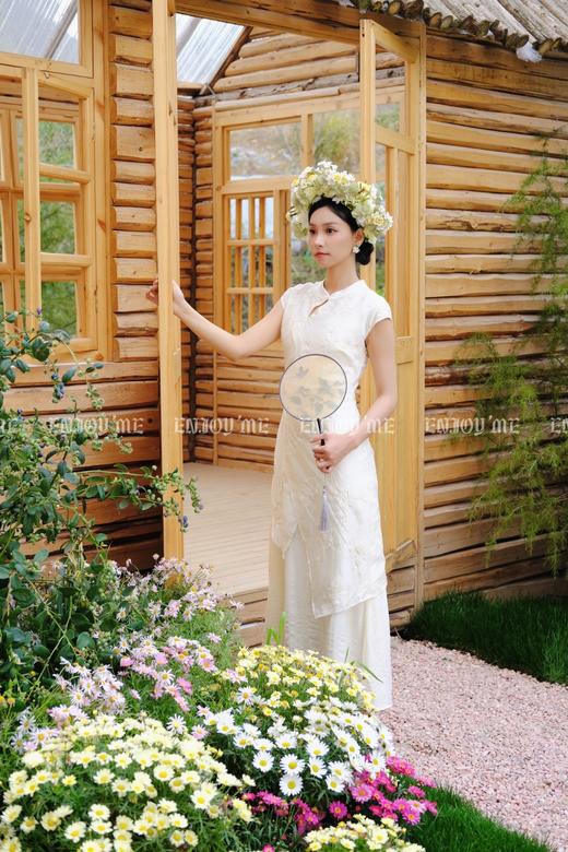 【门店同款】ENJOY夏季云敛-春光推盏蝶与刺绣裙 162201631 商品图8